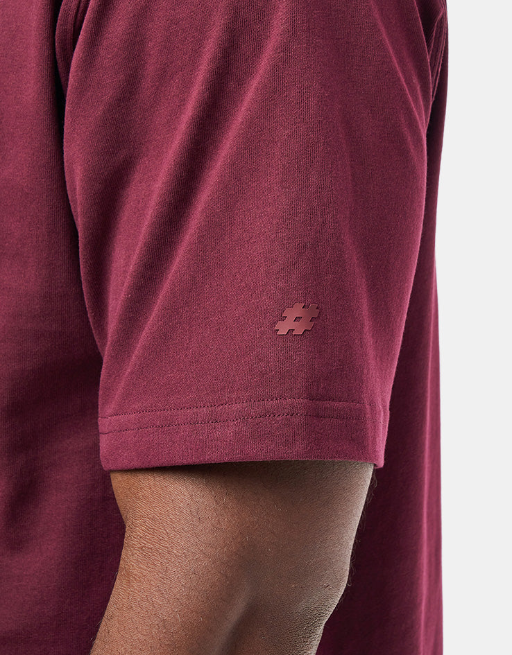 New Balance Numeric Heavyweight T-Shirt - Mulled Wine
