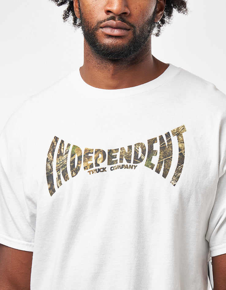 Independent Span T-Shirt - White/Realtree APX