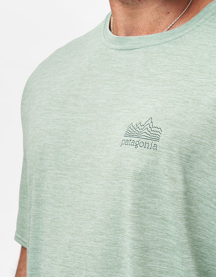 Patagonia Cap Cool Daily Graphic Shirt - Strataspire: Ellwood Green X-Dye