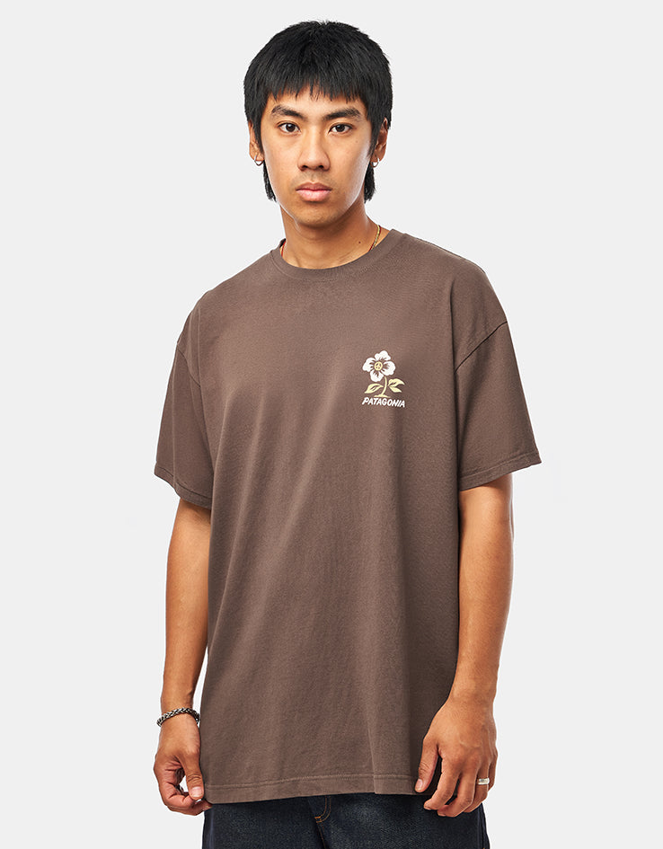 Patagonia Balance Organic T-Shirt - Peace Seeds: Marlow Brown