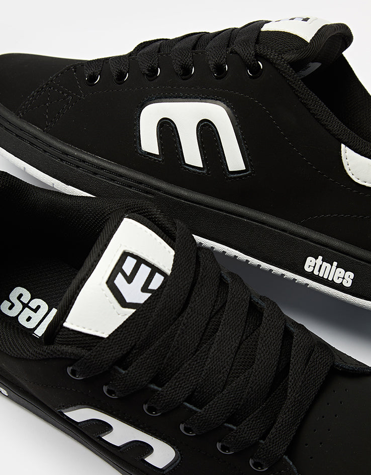 etnies Callicut Skate Shoes - Black/White/Black