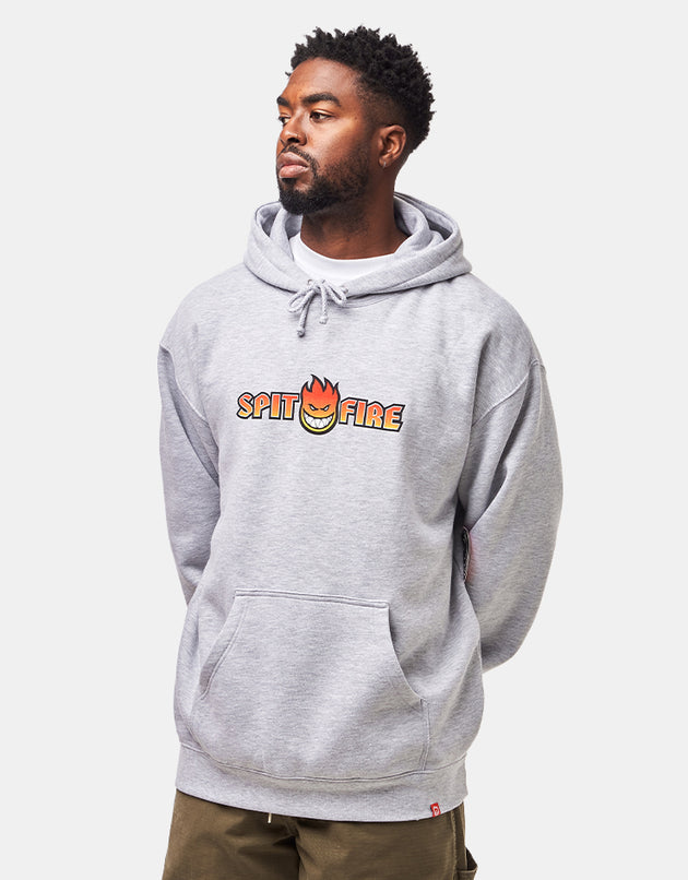 Spitfire OG Split Fade Fill Pullover Hoodie - Grey Heather/Multi