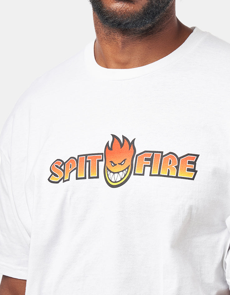 Spitfire OG Split Fade Fill T-Shirt - White/Multi