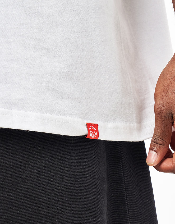 Spitfire OG Split Fade Fill T-Shirt - White/Multi