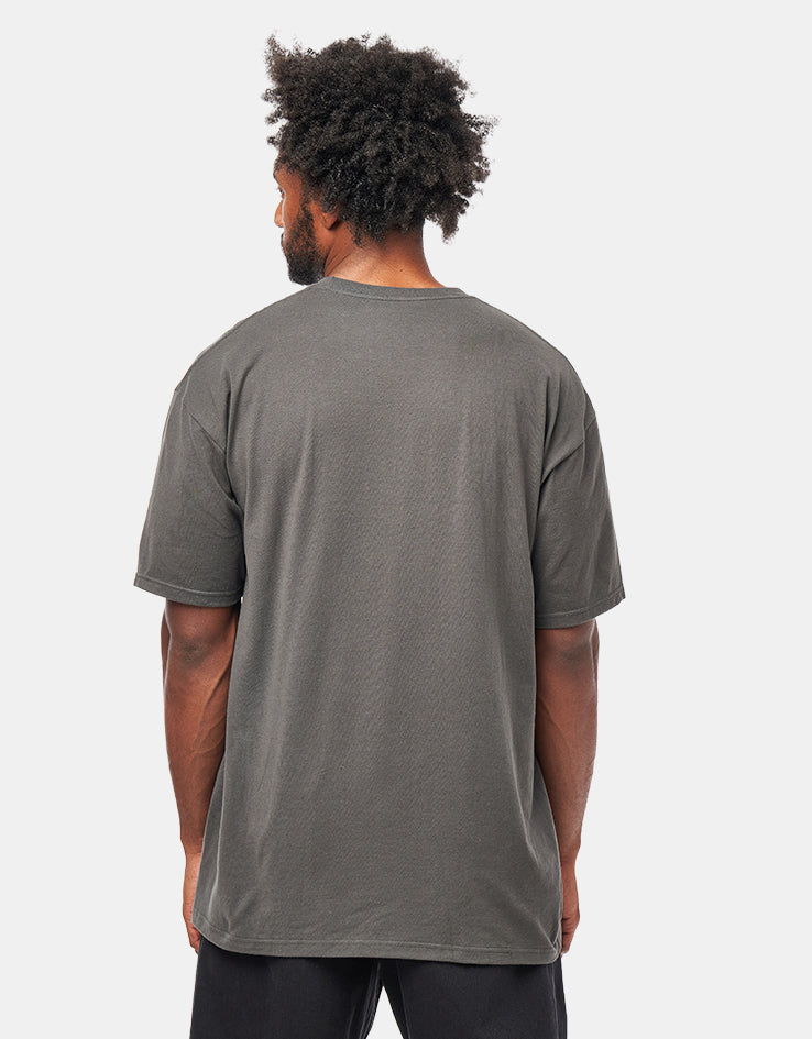 Spitfire Lil Bighead Fill T-Shirt - Charcoal/Red