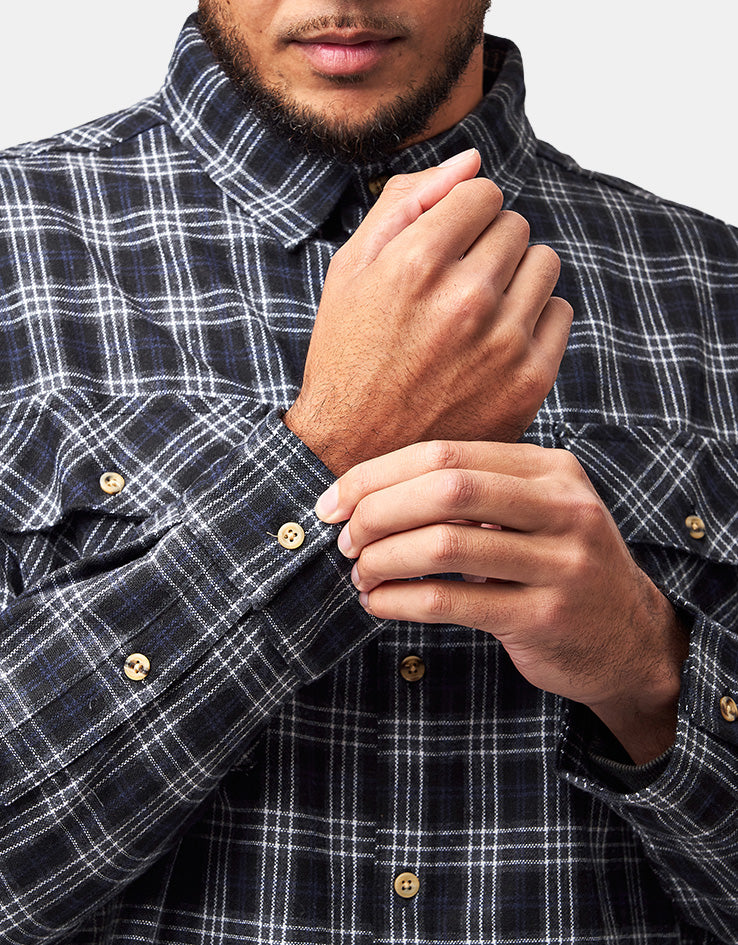 Former Vivian Flannel L/S Shirt - Black/Grey