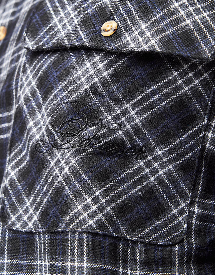 Former Vivian Flannel L/S Shirt - Black/Grey