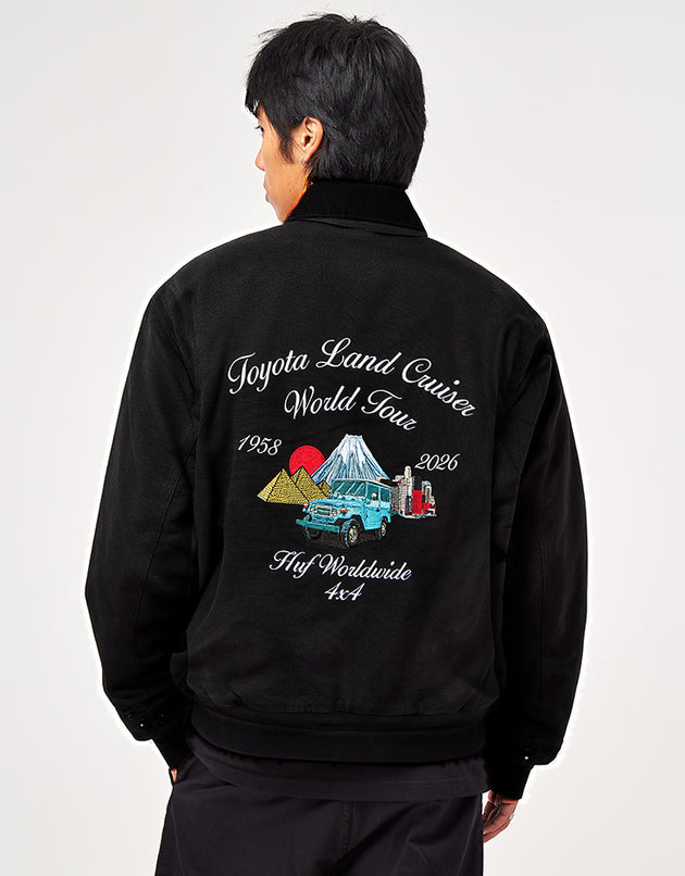 HUF x Land Cruiser World Tour Jacket - Black