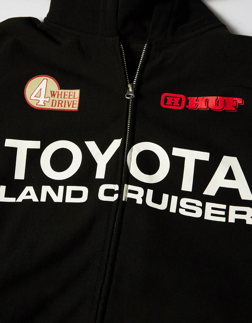 HUF x Land Cruiser Heavyweight Full Zip Hoodie - Black