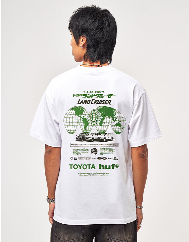 HUF x Land Cruiser Global T-Shirt - White