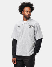 HUF x Spitfire Union Work Shirt - Black/White