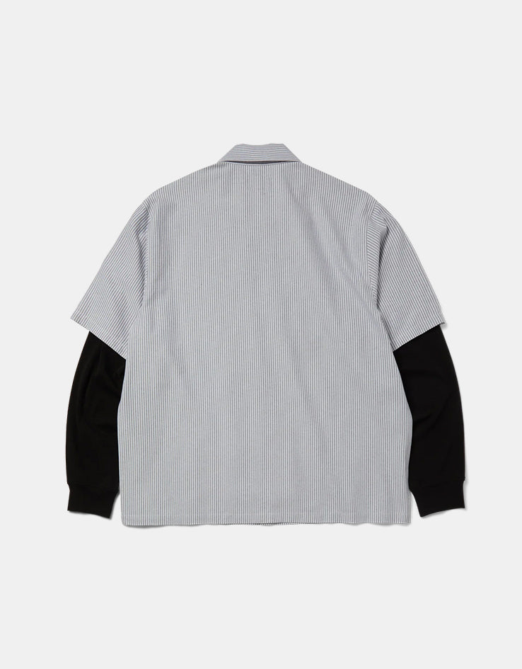 HUF x Spitfire Union Work Shirt - Black/White
