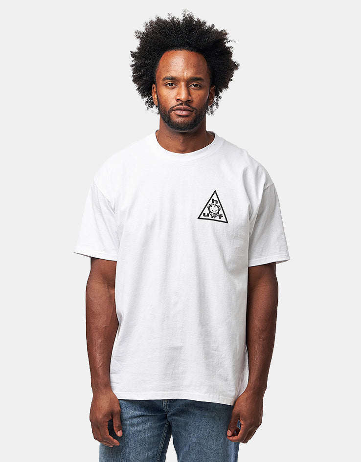 HUF x Spitfire Sticker Triple Triangle T-Shirt - White