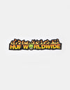 HUF x Spitfire In Flames Sticker - Multi