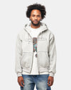 ICHPIG Optic Zip-Up Hoodie - Grey Marle
