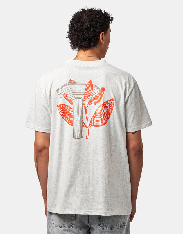 Magenta Pillar T-Shirt - Ash
