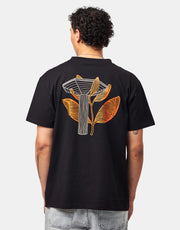 Magenta Pillar T-Shirt - Black