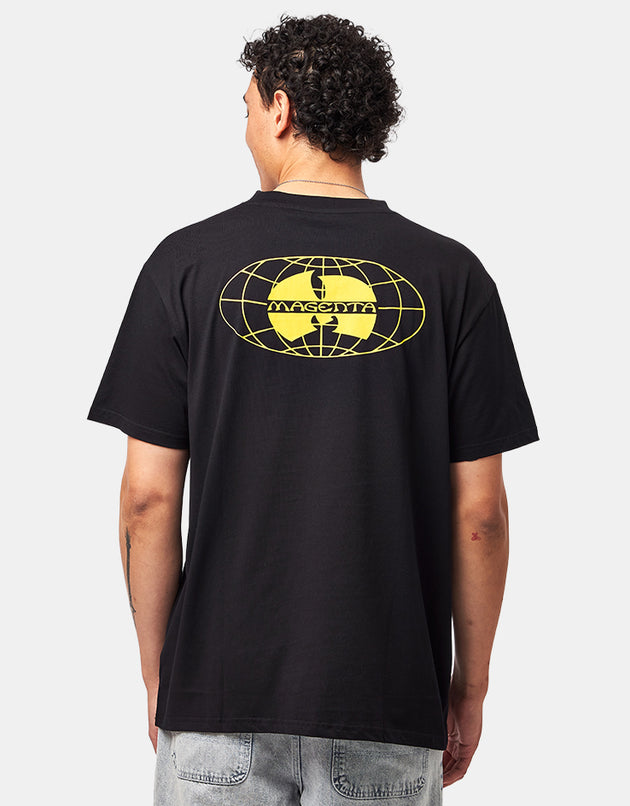 Magenta Shaolin T-Shirt - Black