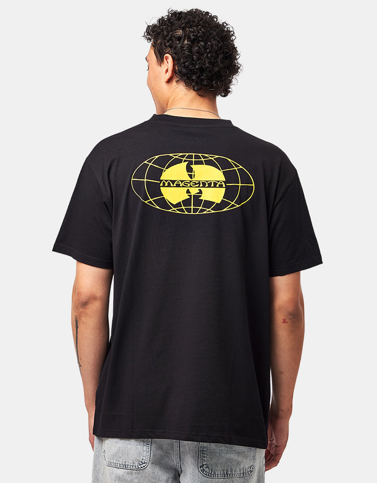 Magenta Shaolin T-Shirt - Black