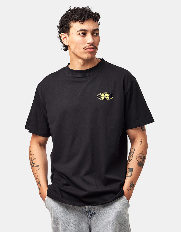 Magenta Shaolin T-Shirt - Black