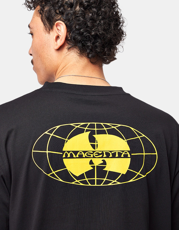 Magenta Shaolin T-Shirt - Black