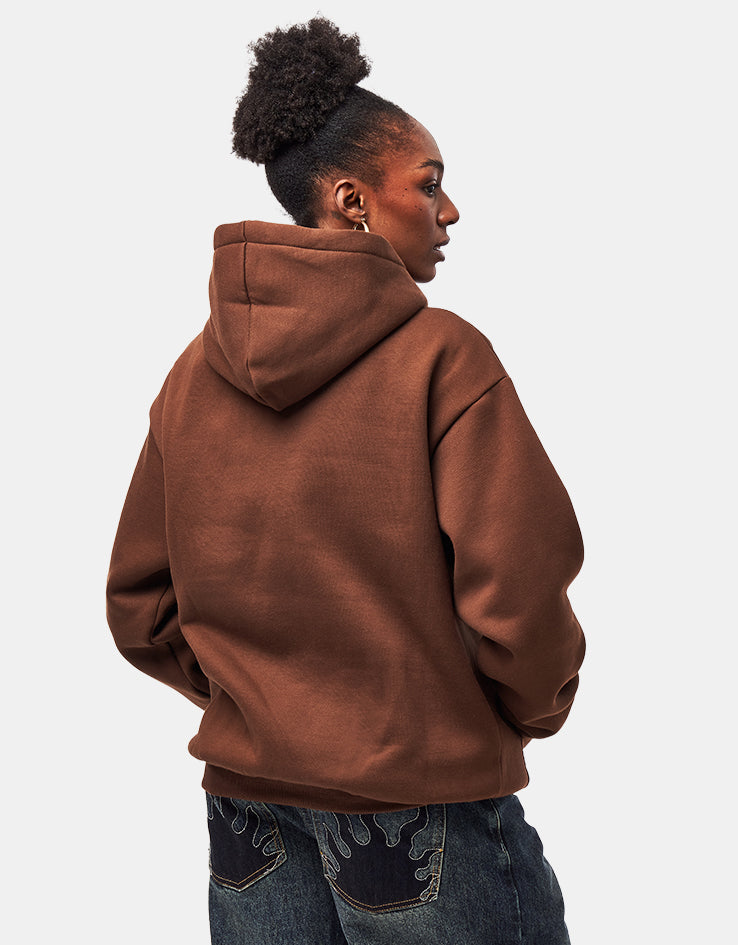 Butter Goods Warped Pullover Hoodie - Dark Brown