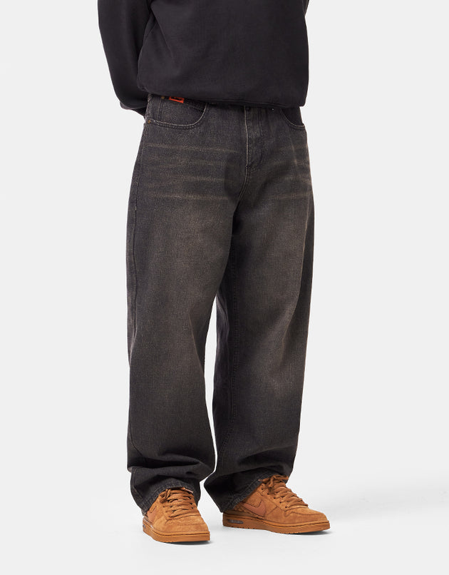 Butter Goods Baggy Denim Jeans - Slub Black