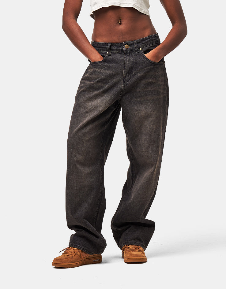 Butter Goods Baggy Denim Jeans - Slub Black