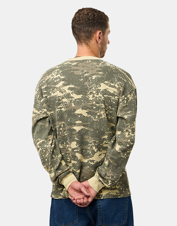 No Problemo Forest Waffle L/S T-Shirt - Sand