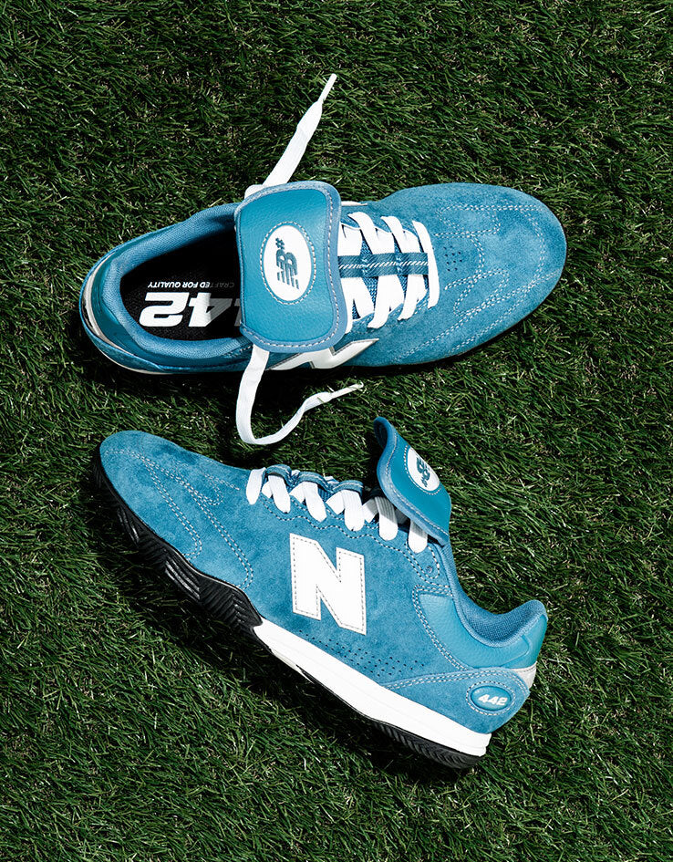 New Balance Numeric 442 QS Skate Shoes - Heron Blue/White