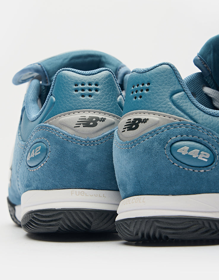 New Balance Numeric 442 QS Skate Shoes - Heron Blue/White