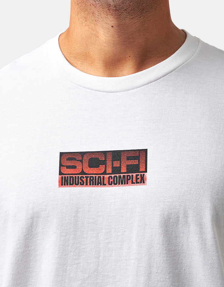 Sci-Fi Fantasy Industrial Complex T-Shirt - White