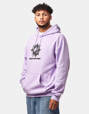 Sci-Fi Fantasy Yin Yang Pullover Hoodie - Lavender