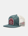 Dark Seas Metal Trucker Cap - Green/White