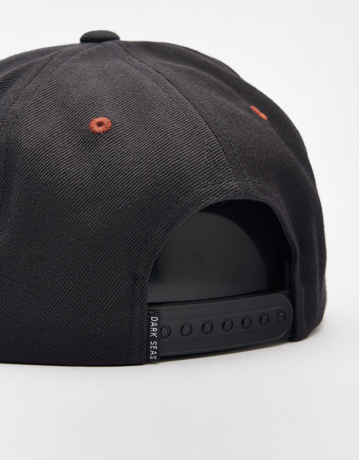 Dark Seas Bronco Snapback Cap - Black