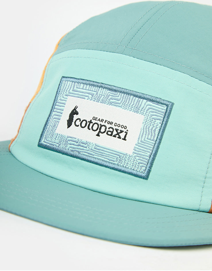 Cotopaxi Zen Garden Tech 5 Panel Cap - Tide Pool/Everglade
