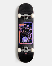 Globe G1 Master of Chaos Black Cat Complete Skateboard - 8"