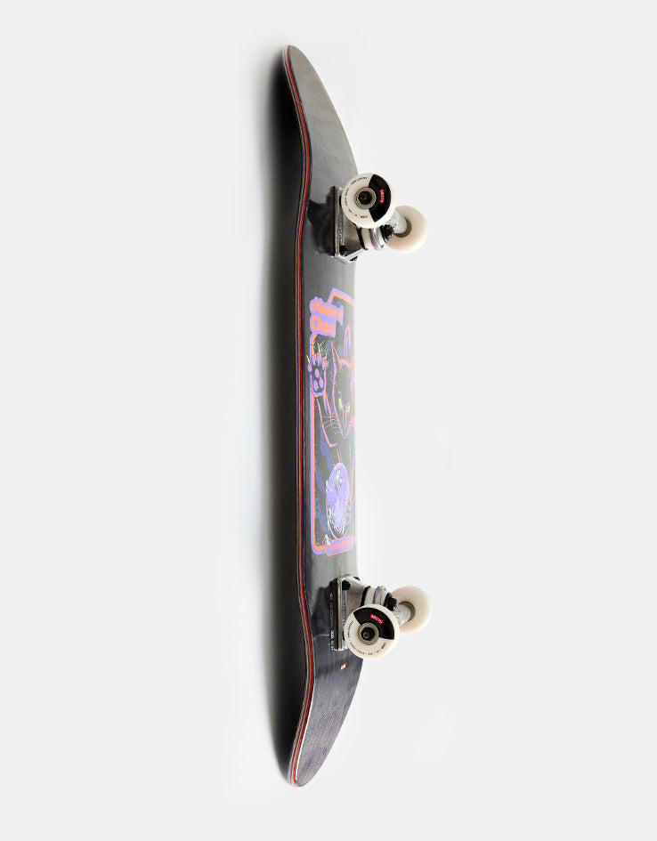 Globe G1 Master of Chaos Black Cat Complete Skateboard - 8"