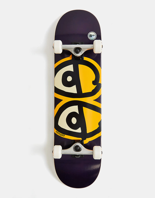 Krooked Glow Eyes Complete Skateboard - 8.25"