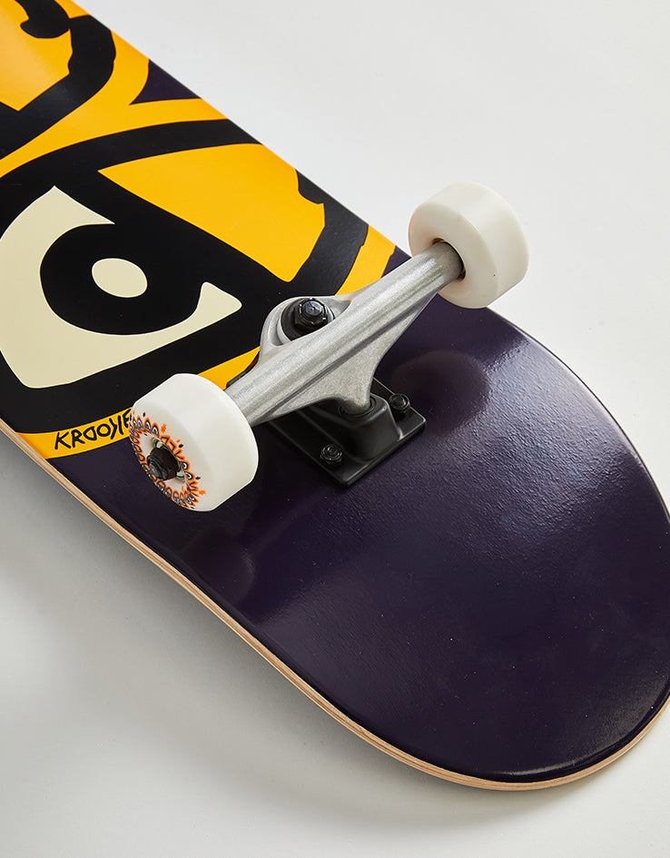 Krooked Glow Eyes Complete Skateboard - 8.25"