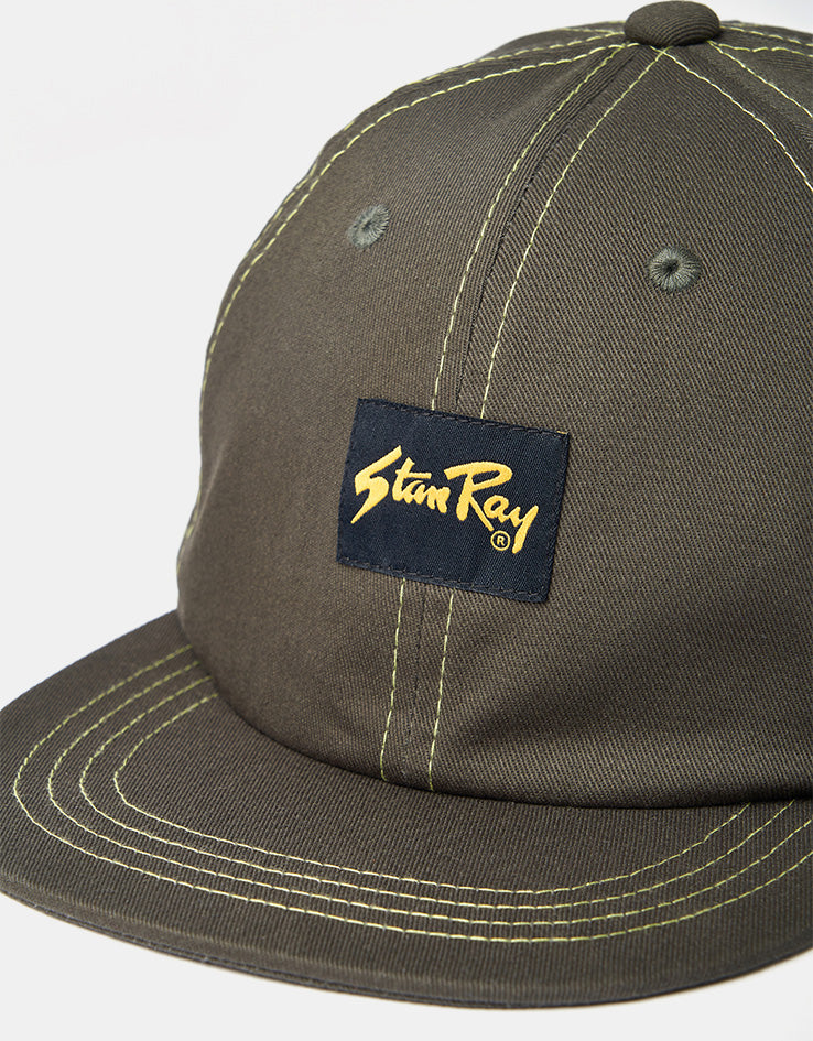 Stan Ray Ball Cap - Neon Stitch/Peat