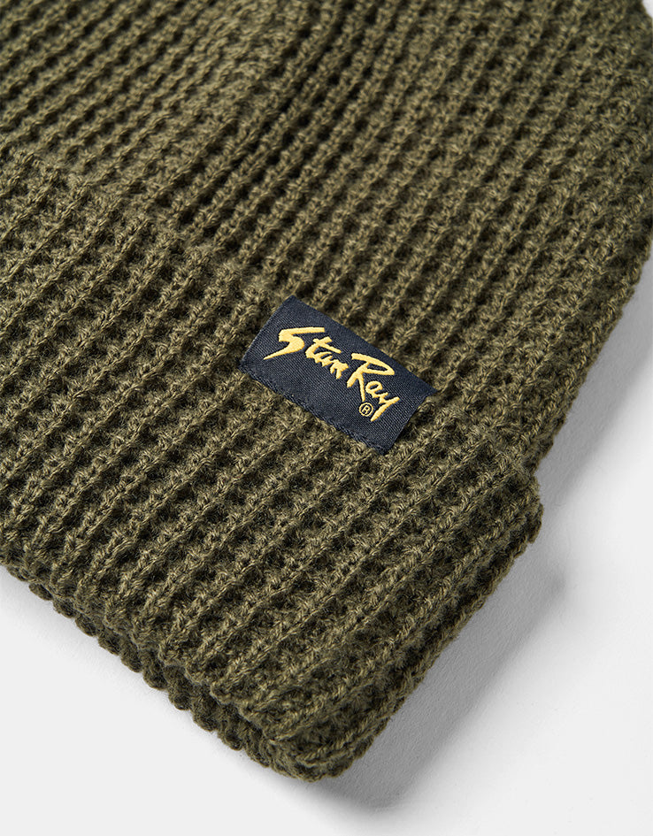 Stan Ray Waffle Beanie - Olive