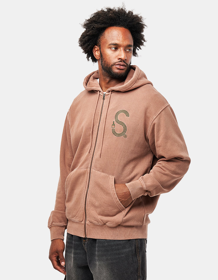 Stan Ray S Supply Zip Hoodie - Acorn