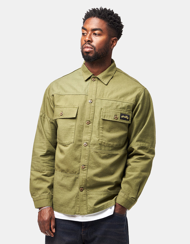 Stan Ray CPO L/S Shirt - Olive Poplin/Sateen