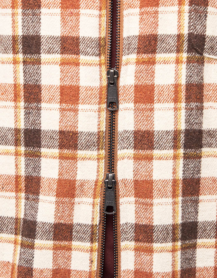 Stan Ray Zip Shirt - Tan Plaid
