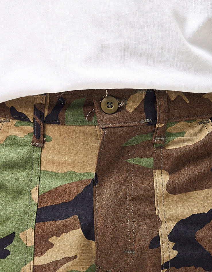 Stan Ray Fatigue Shorts - Woodland Camo