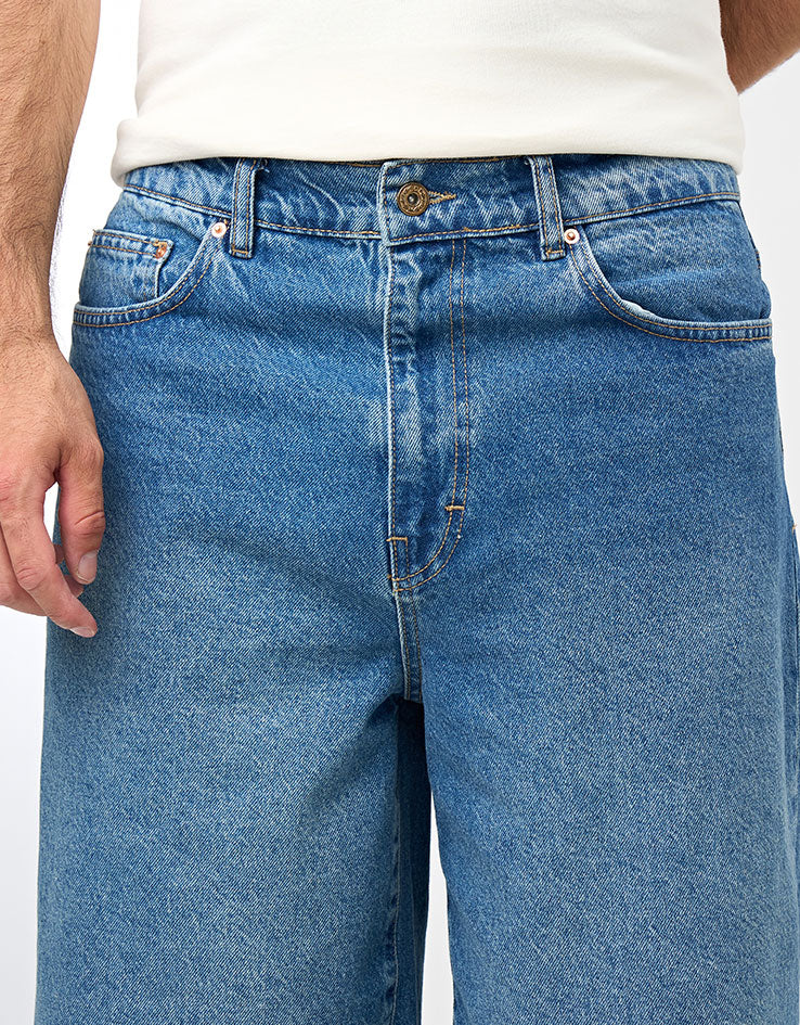 Stan Ray Wide 5 Shorts - 70s Stone Denim
