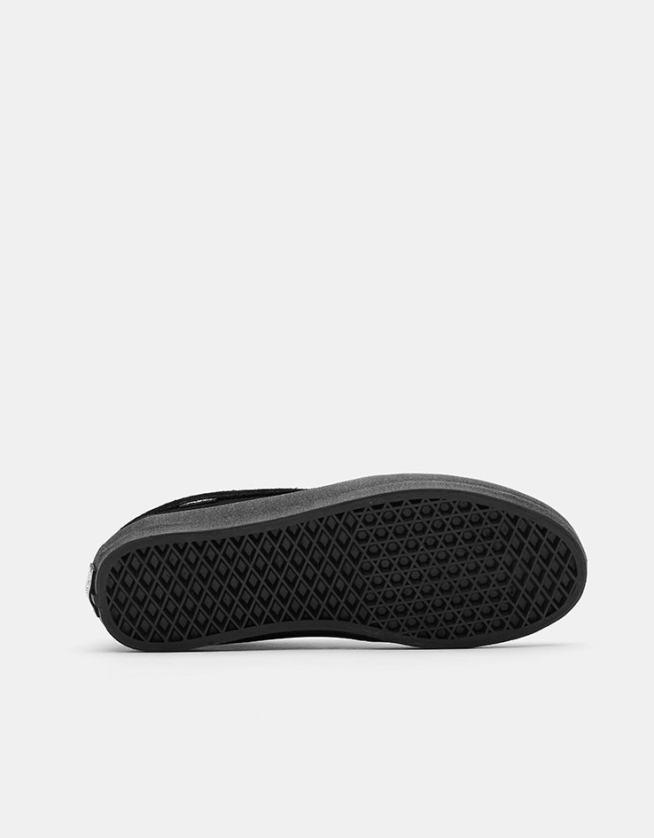 Vans Skate Loafer Suede Shoes - Black/Black