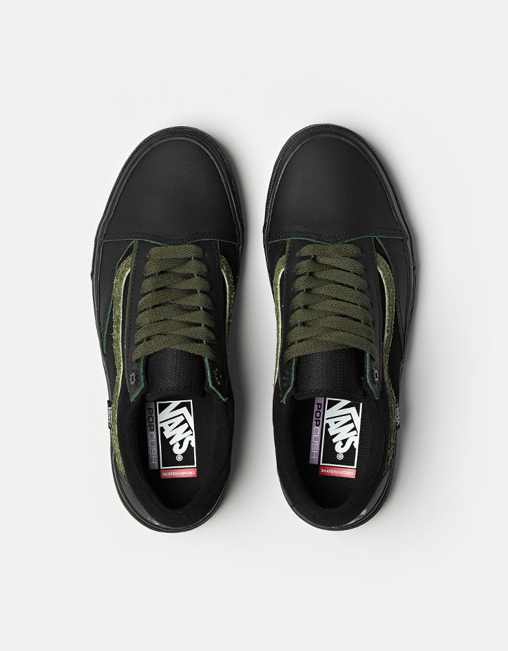 Vans Skate Old Skool Wafflecup Shoes - (Willow) Green/Black