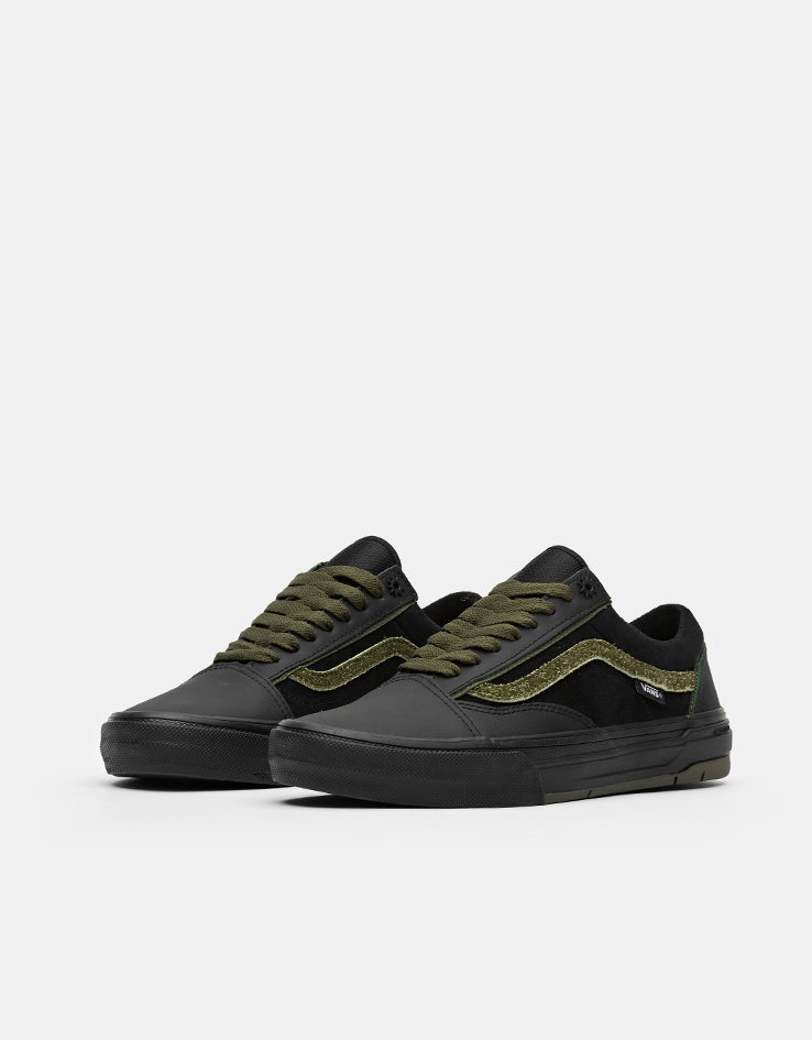 Vans Skate Old Skool Wafflecup Shoes - (Willow) Green/Black